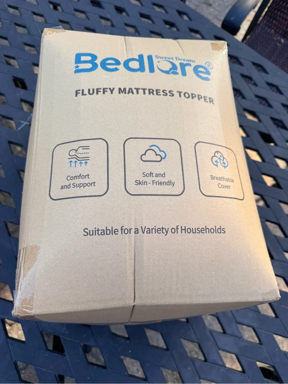 Fluffy Mattress Topper - Cream